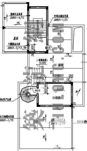 豪华别墅建筑CAD施工图纸 - 1