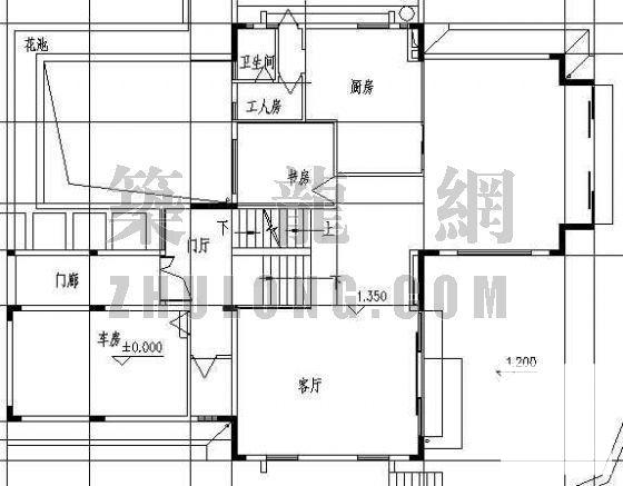 详细别墅建筑CAD图纸 - 2