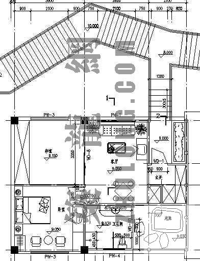 木屋建筑CAD图纸 - 1