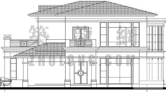 精美别墅建筑CAD图纸 - 2