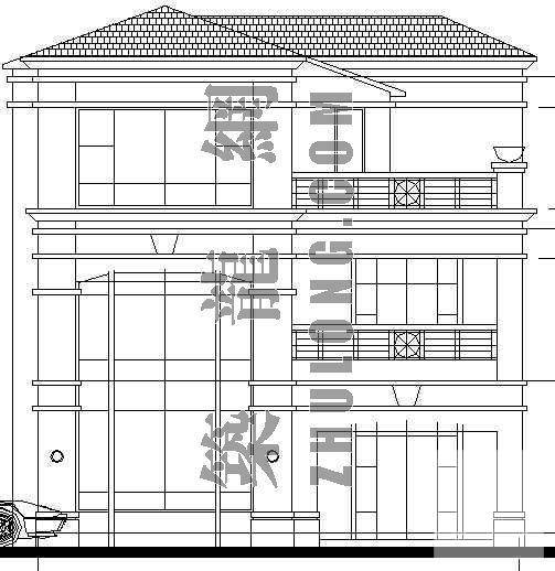 精美别墅建筑CAD图纸 - 4