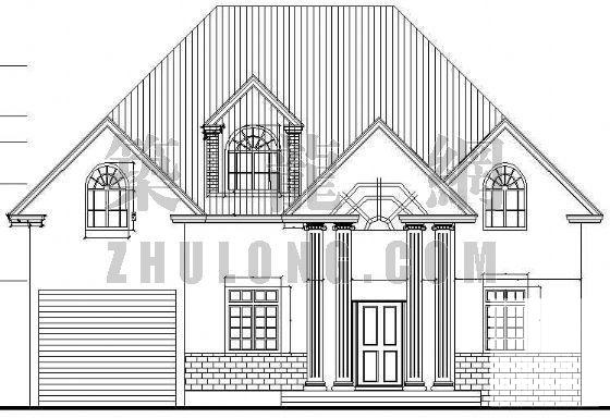 别墅建筑结构CAD施工图纸 - 4