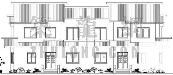 小型别墅建筑CAD图纸 - 1