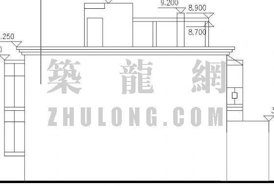 连排别墅建筑CAD施工图纸 - 1