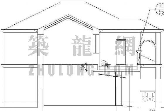 精美别墅建筑设计CAD图纸 - 1