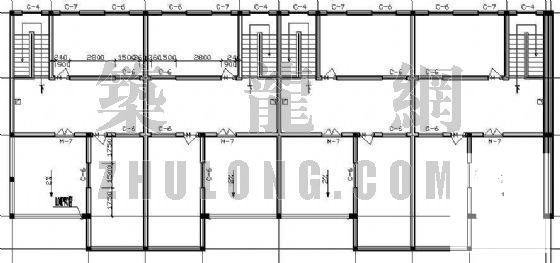 联体别墅建筑CAD图纸 - 3