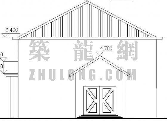 精美2层别墅建筑建筑CAD图纸 - 2