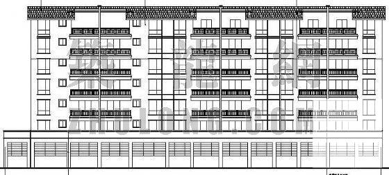 豪华小区住宅楼建筑CAD施工图纸 - 1