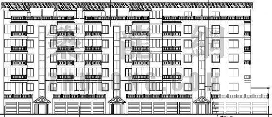 豪华小区住宅楼建筑CAD施工图纸 - 2