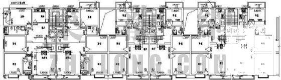 豪华小区住宅楼建筑CAD施工图纸 - 3