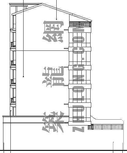 豪华小区住宅楼建筑CAD施工图纸 - 4