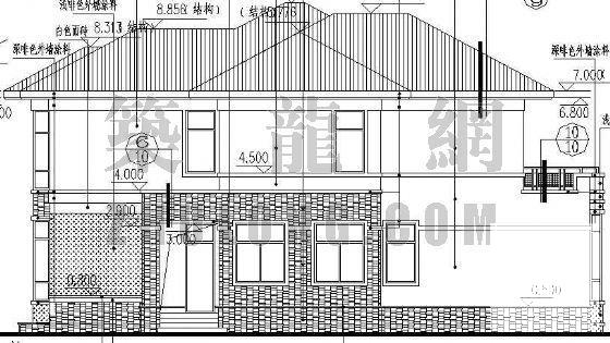 高档2层别墅建筑CAD施工图纸 - 3