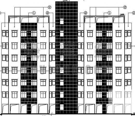 单身公寓建筑CAD图纸 - 3