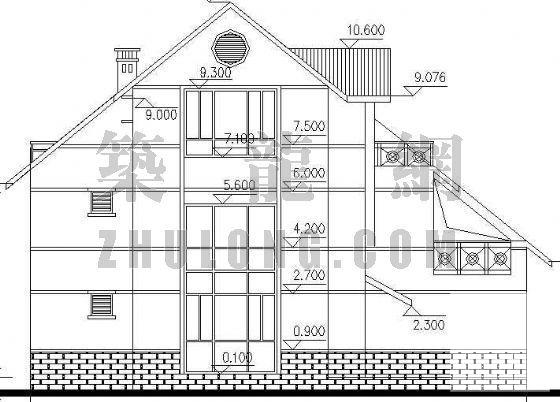 时尚别墅建筑CAD图纸 - 3