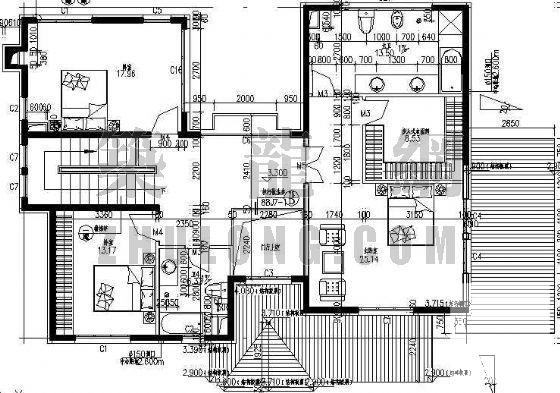 比较不错的别墅区建筑CAD图纸 - 2