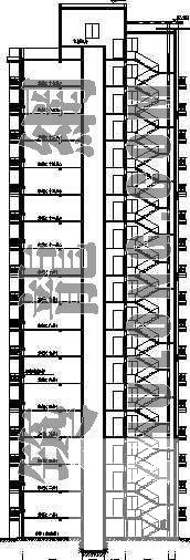 17层住宅楼建筑设计CAD图纸 - 2