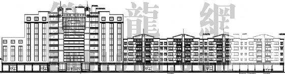 金歌迷住综合宅楼建筑CAD图纸 - 1