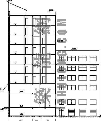 金歌迷住综合宅楼建筑CAD图纸 - 2