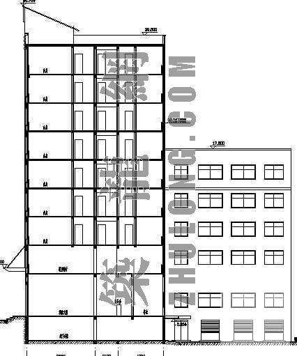 金歌迷住综合宅楼建筑CAD图纸 - 2