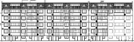 宅楼建筑CAD图纸 - 1