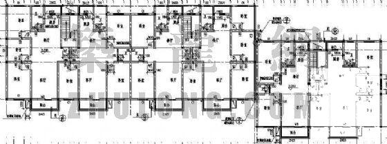 宅楼建筑CAD图纸 - 2