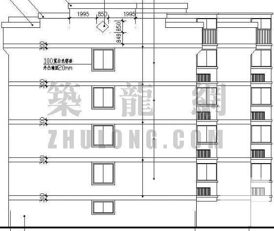 宅楼建筑CAD图纸 - 3