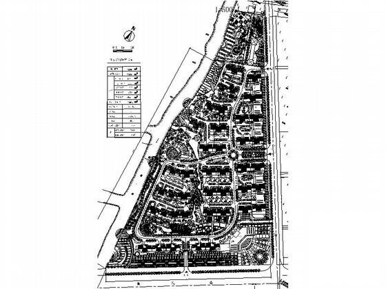 用地居住区规划建筑总平面CAD图纸（初设CAD图纸） - 1
