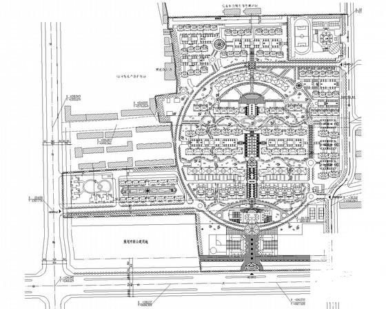 雅苑居住区规划建筑总CAD图纸（初设CAD图纸） - 1