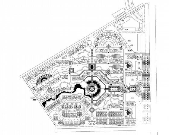 阳光居住区规划建筑总CAD图纸（初设CAD图纸） - 1