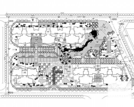 高层居住区规划建筑总CAD图纸（初设CAD图纸） - 1