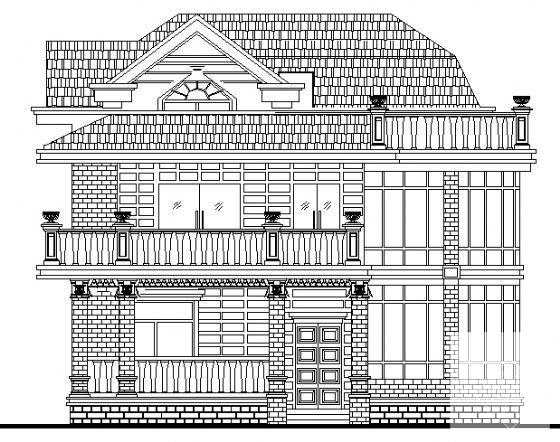 私家别墅建筑CAD施工图纸 - 2