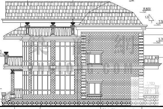 私家别墅建筑CAD施工图纸 - 3