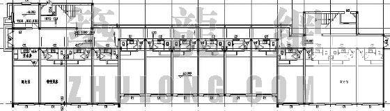 大学生宿舍楼建筑CAD图纸 - 1