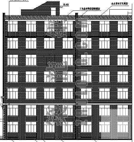 大学生宿舍楼建筑CAD图纸 - 4