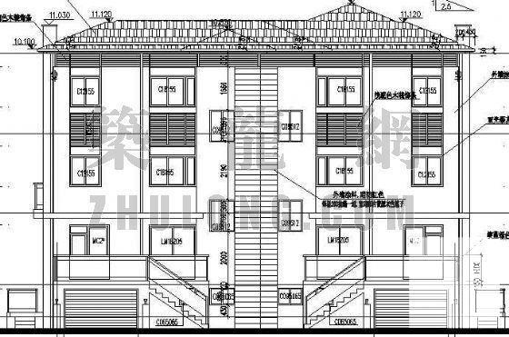 比较详细的别墅建筑CAD施工图纸 - 2