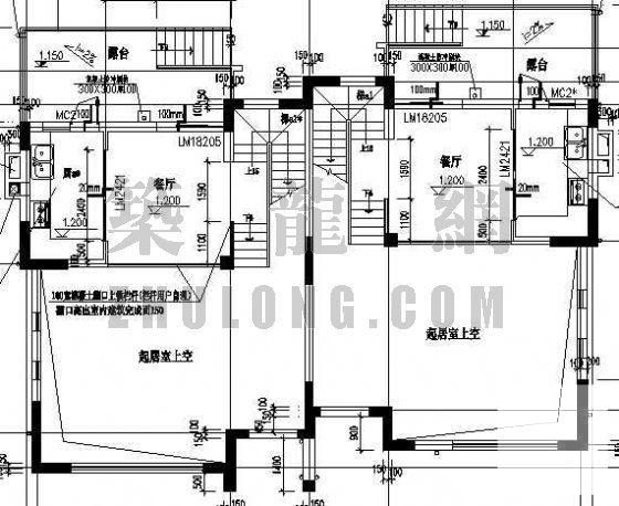 比较详细的别墅建筑CAD施工图纸 - 4