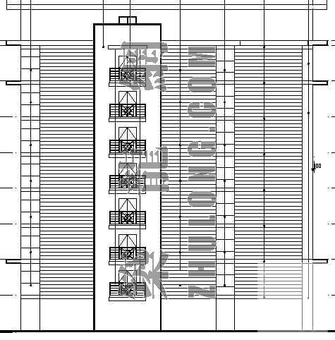 学生公寓建筑设计CAD图纸 - 1