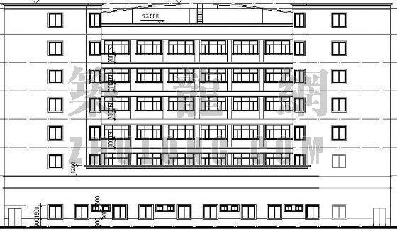 宿舍楼建筑CAD施工图纸 - 3