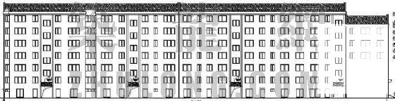 比较不错的砖混商住楼建筑CAD施工图纸 - 2