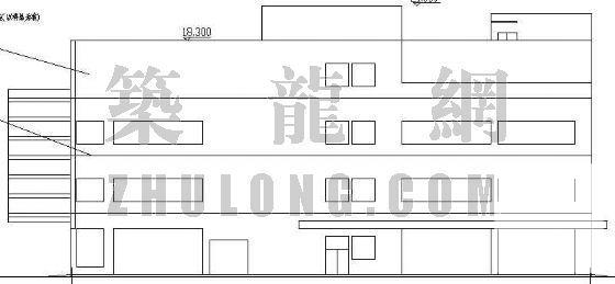 商贸城住宅楼建筑CAD图纸 - 1