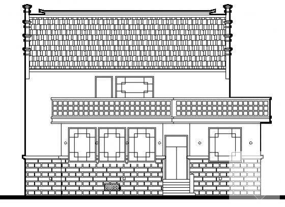 时尚的别墅建筑CAD施工图纸 - 2