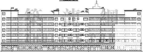 6层宿舍楼建筑CAD施工图纸 - 1