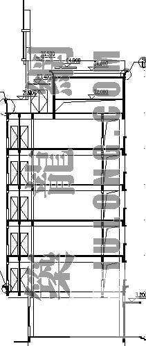 6层宿舍楼建筑CAD施工图纸 - 2
