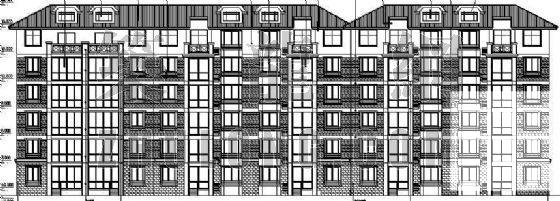 多层住宅楼建筑CAD施工图纸 - 2
