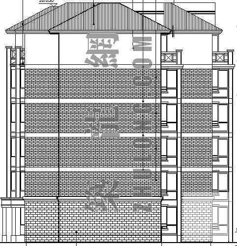 多层住宅楼建筑CAD施工图纸 - 3