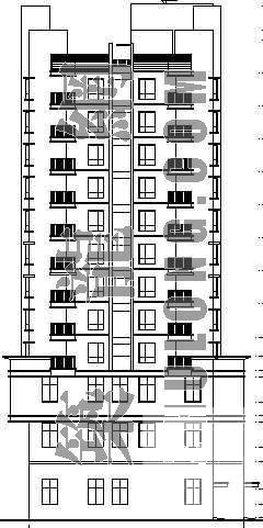 精美住宅楼建筑CAD施工图纸 - 1