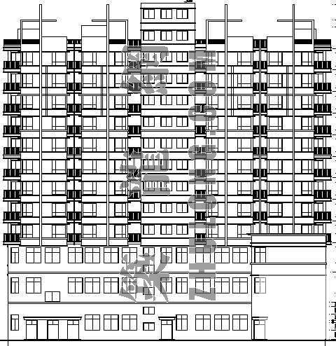 精美住宅楼建筑CAD施工图纸 - 2