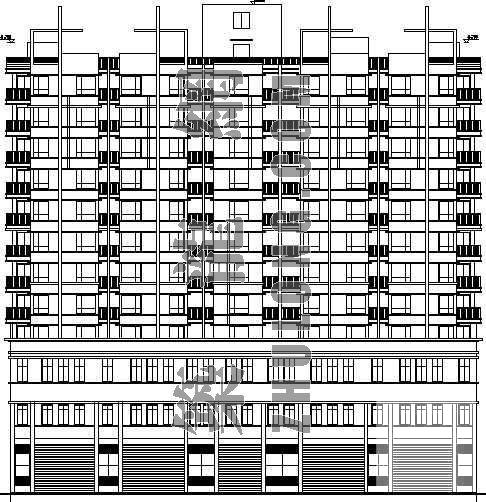 精美住宅楼建筑CAD施工图纸 - 3