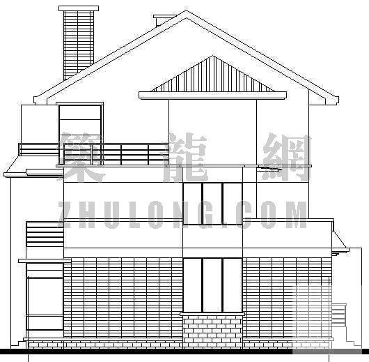 3层小型别墅建筑CAD施工图纸 - 3