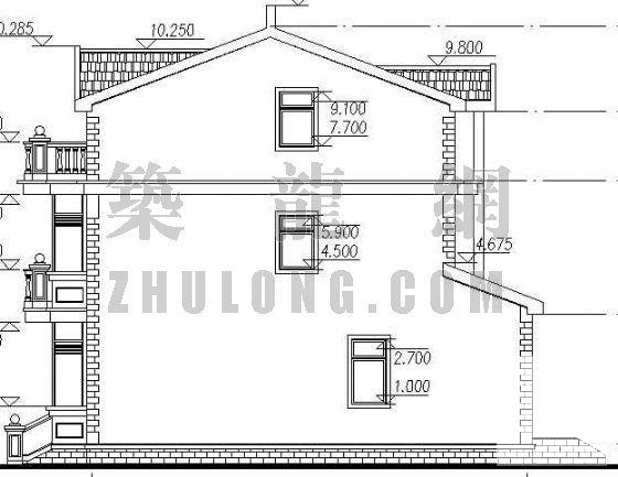 豪华欧式别墅建筑CAD施工图纸 - 2